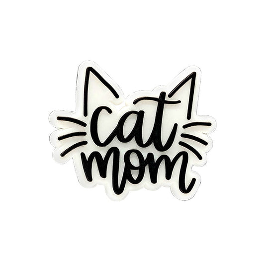 Cat Mom Shoe Charm