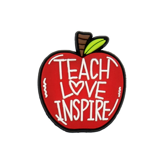 Teach Love Inspire Shoe Charm