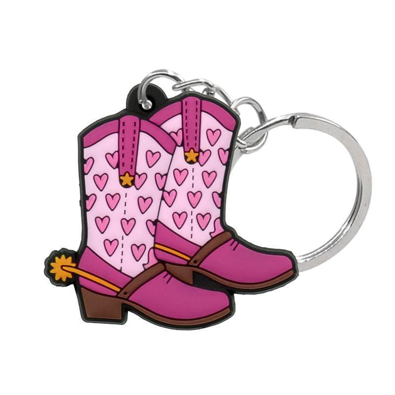 Charm Keychains- Cowgirl Boots