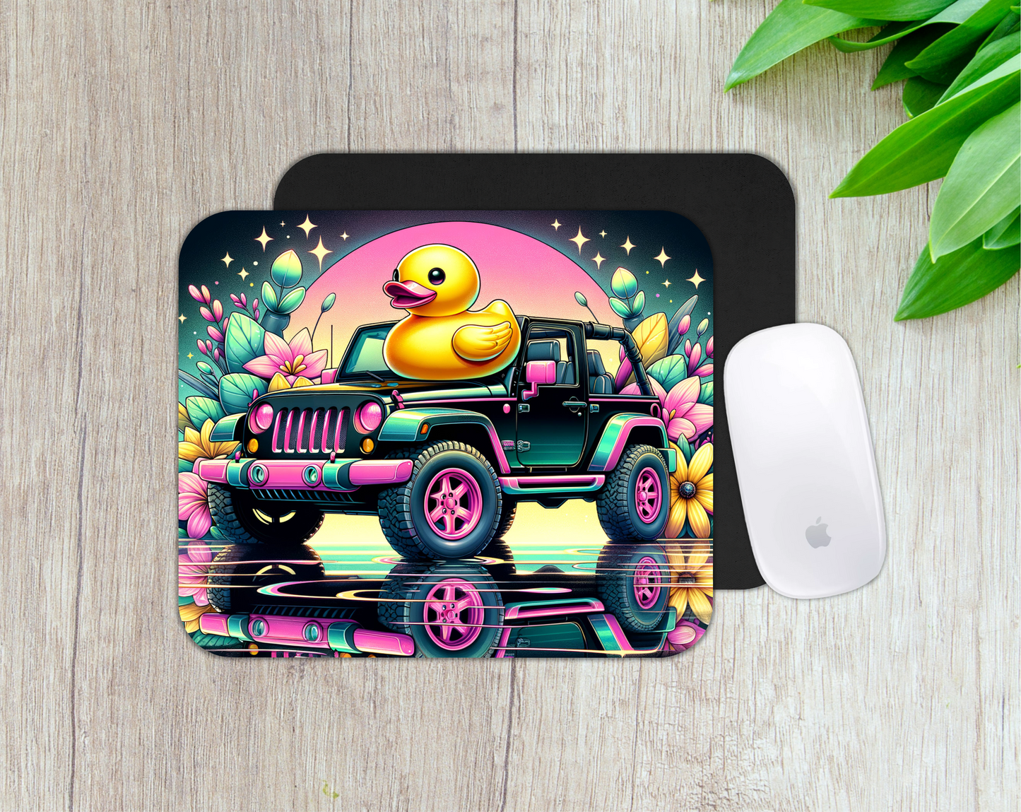 Duck Jeep Mousepad