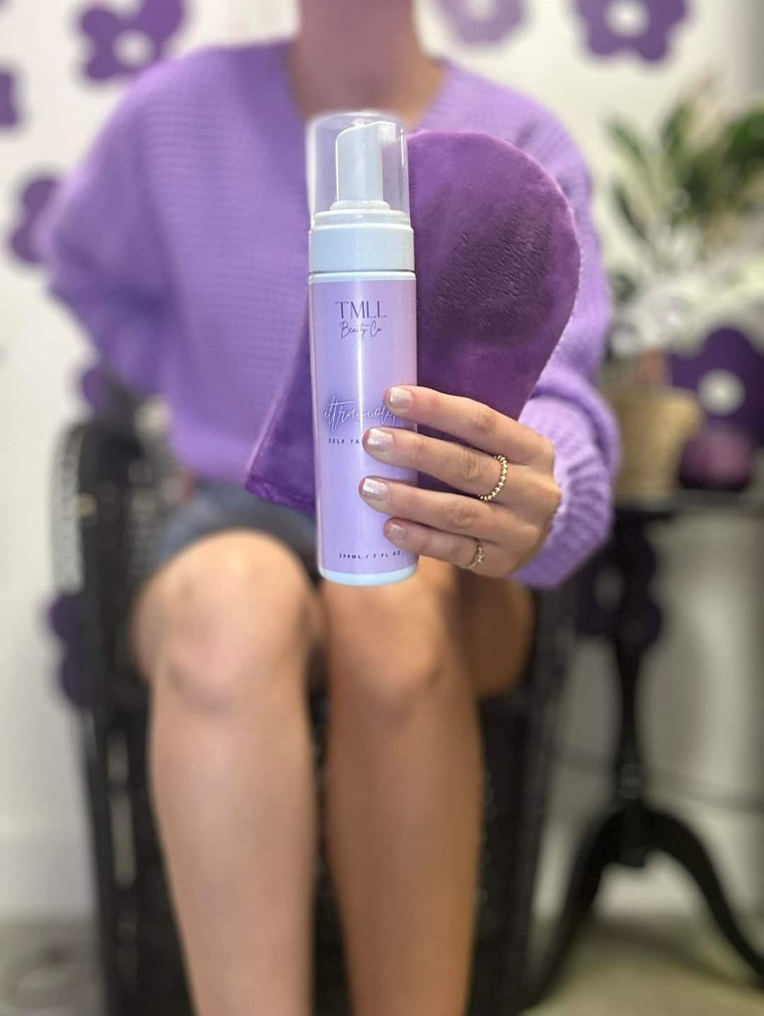 Ultraviolet Tanning Mousse with Mitt