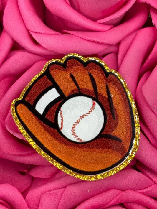 Ball and Mitt Bogg Bag Charm