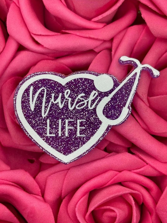 Nurse Life Bogg Bag Charm