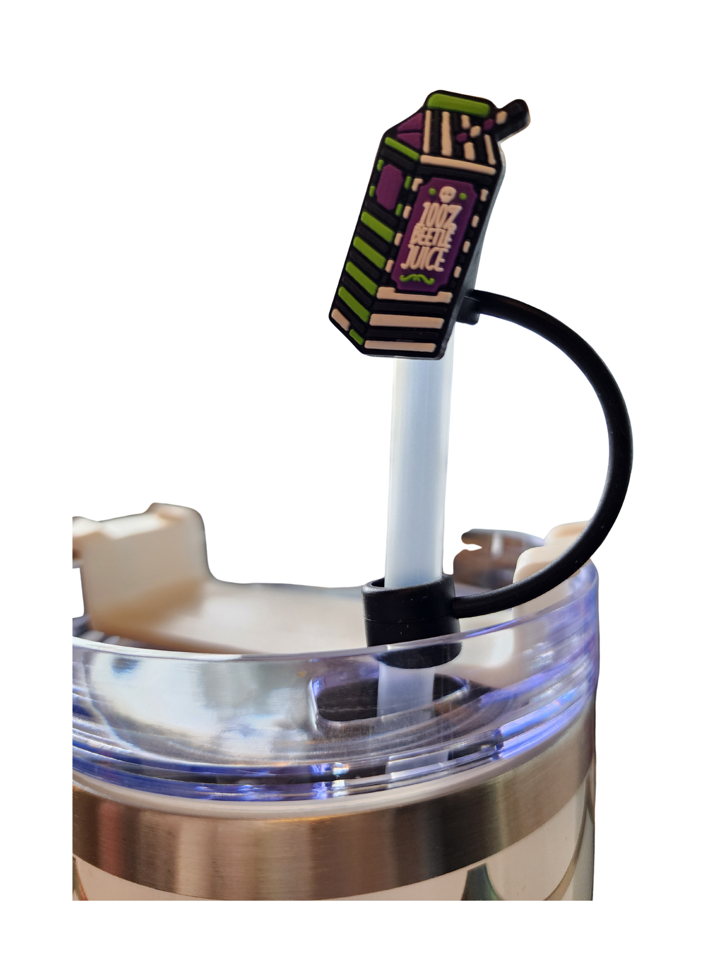 Beetlejuice Straw Topper