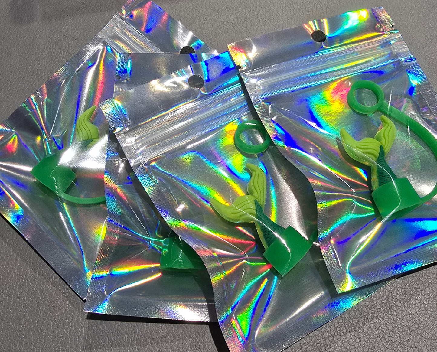 3D Straw Toppers- Mermaid