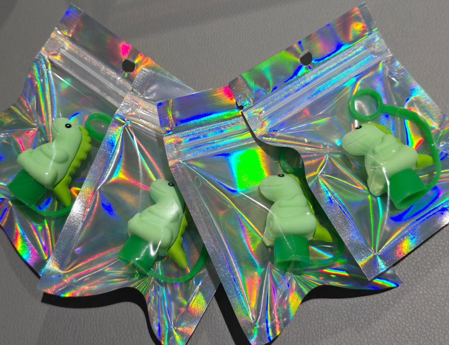 3D Straw Toppers- Dino