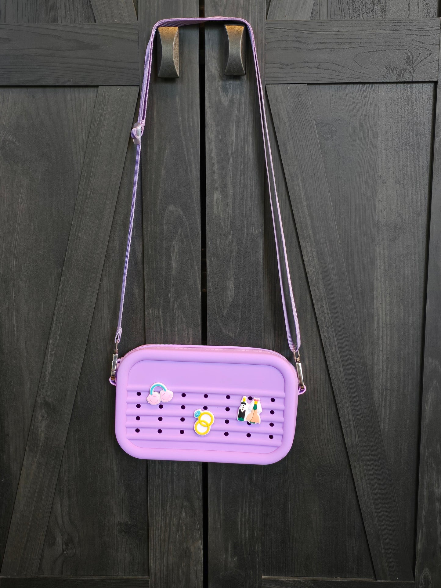 Black Friday Sale Croc Charm Crossbody Purse