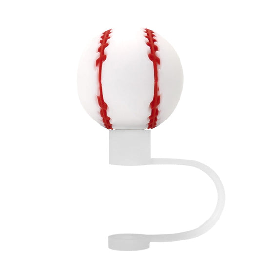 3D Straw Toppers- Baseball