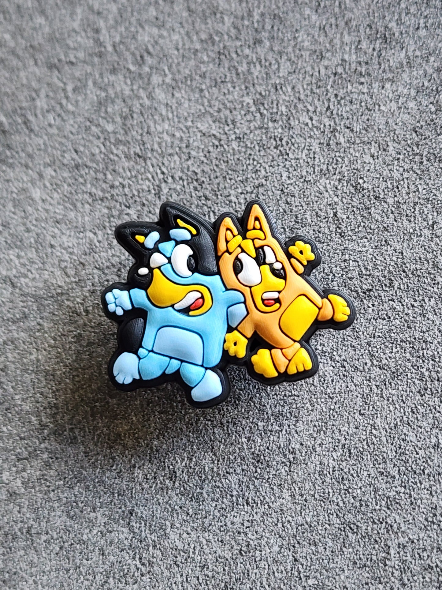 Blue Dog Shoe Charms