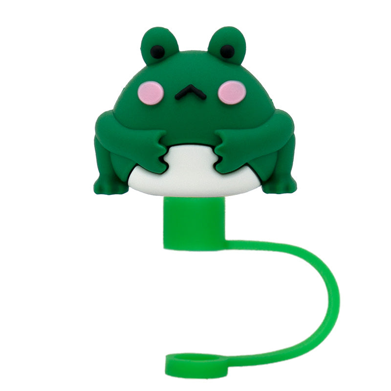 3D Straw Toppers- Frog