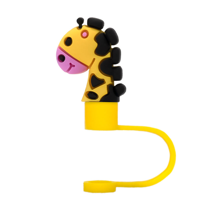 3D Straw Toppers- Giraffe