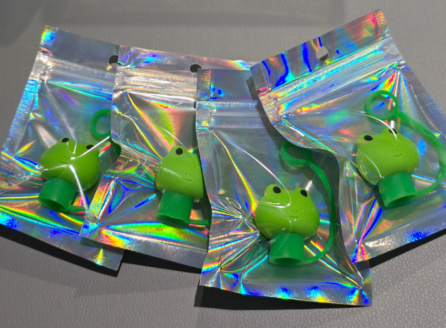 3D Straw Toppers- Frog 2