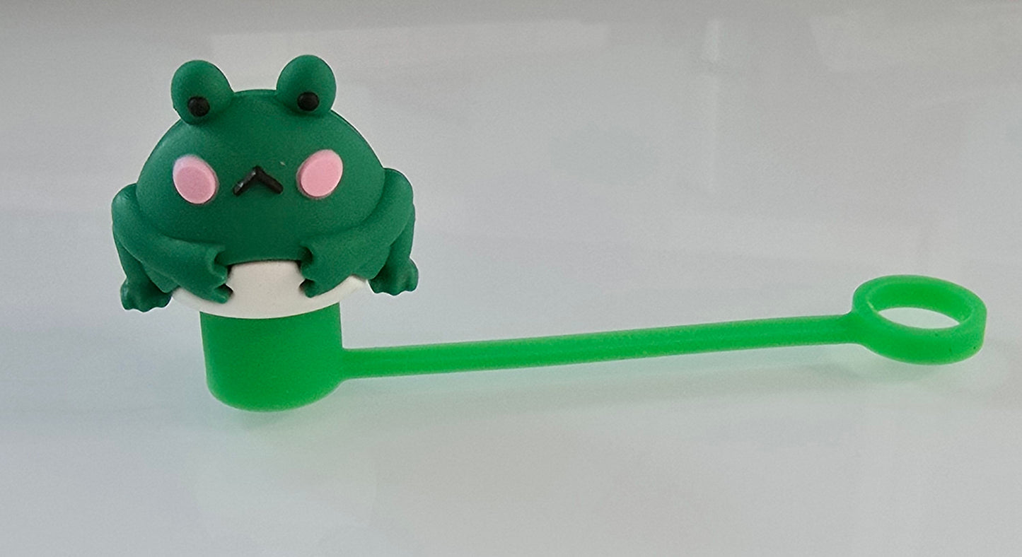 3D Straw Toppers- Frog