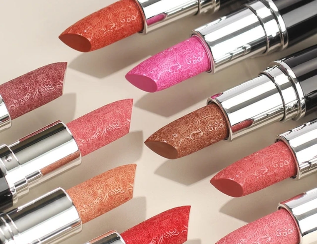 🫦 #12 🍒 Cherry Bomb Metallic Glam Shimmer Lipstick 🫦