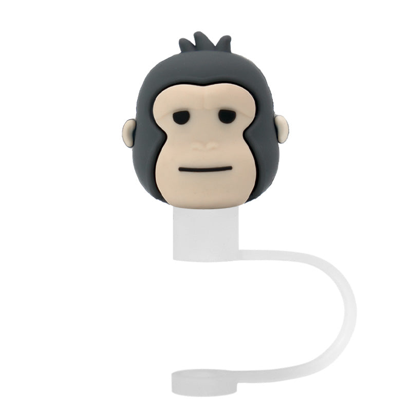 3D Straw Toppers- Monkey