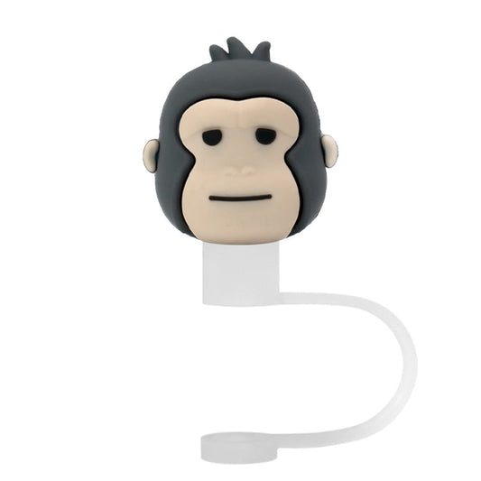 3D Straw Toppers- Monkey