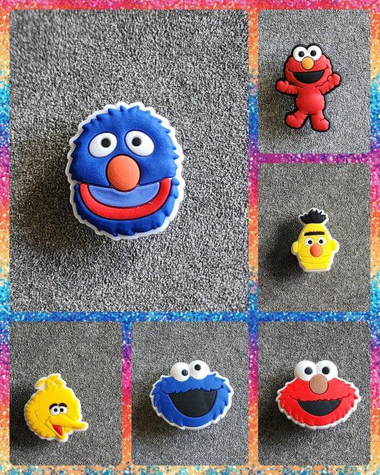 Sesame Street Shoe Charms