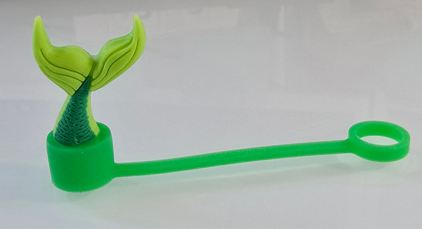 3D Straw Toppers- Mermaid