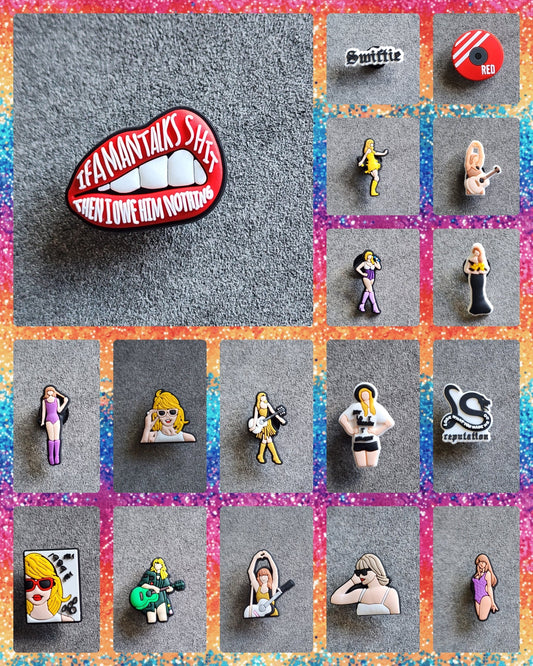 Taylor Swift Shoe Charms