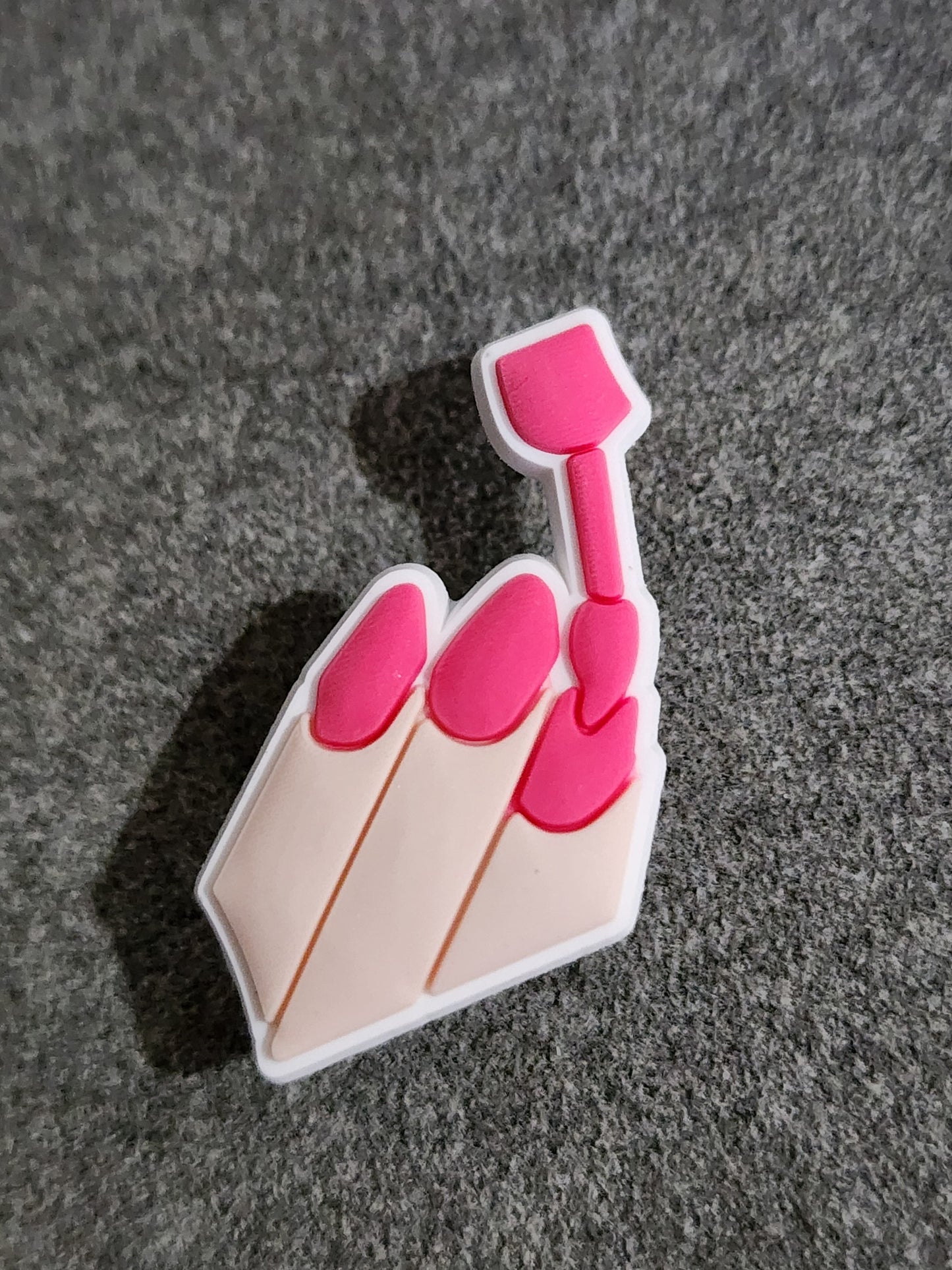 Pink-Women's Rights Shoe Charms