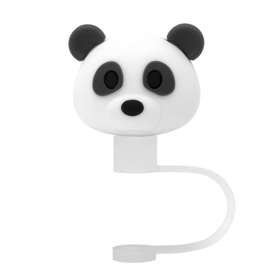 3D Straw Toppers- Panda