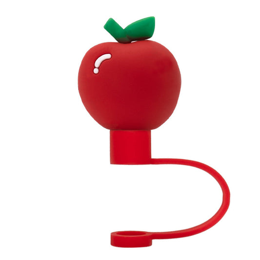 3D Straw Toppers- Apple
