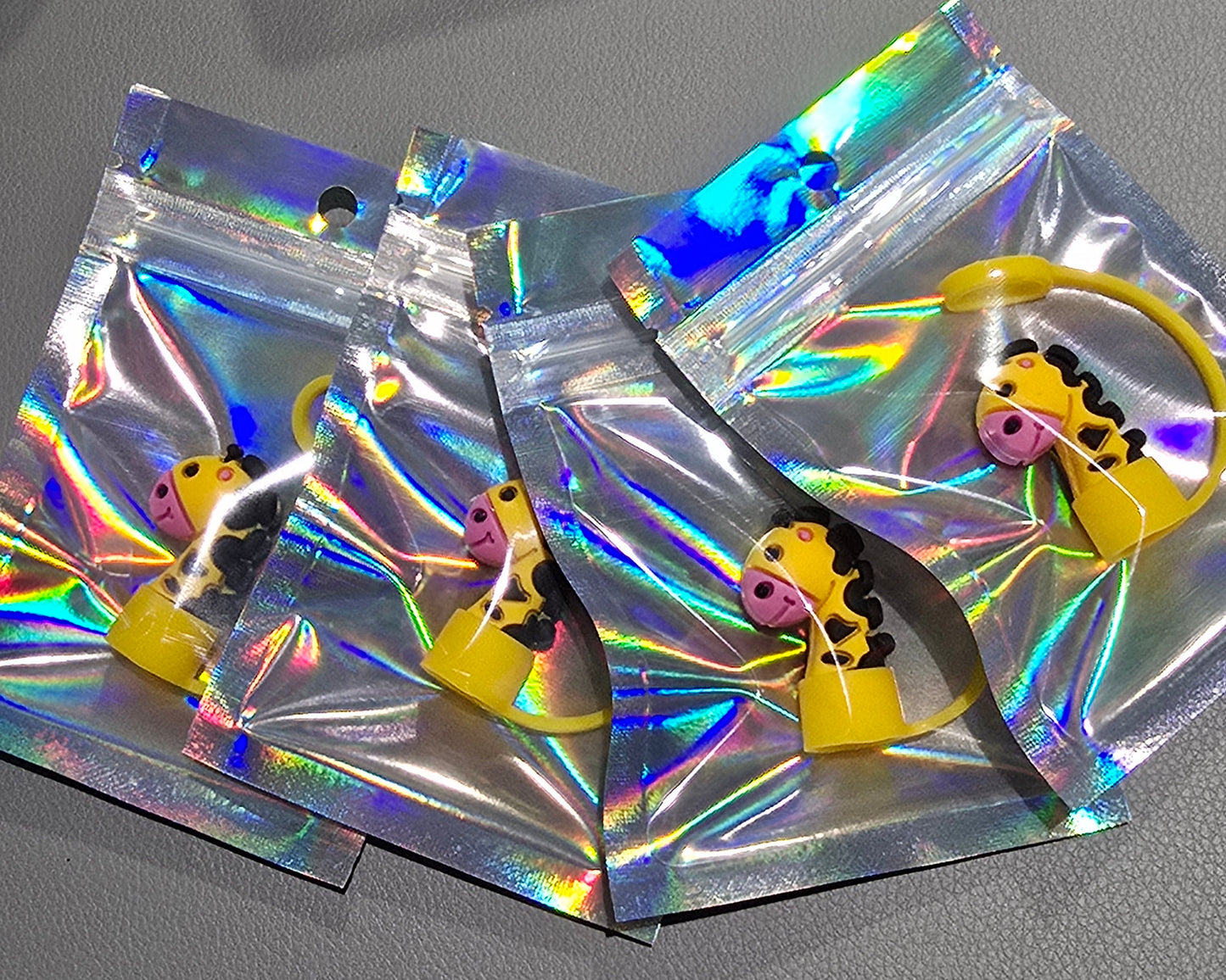 3D Straw Toppers- Giraffe