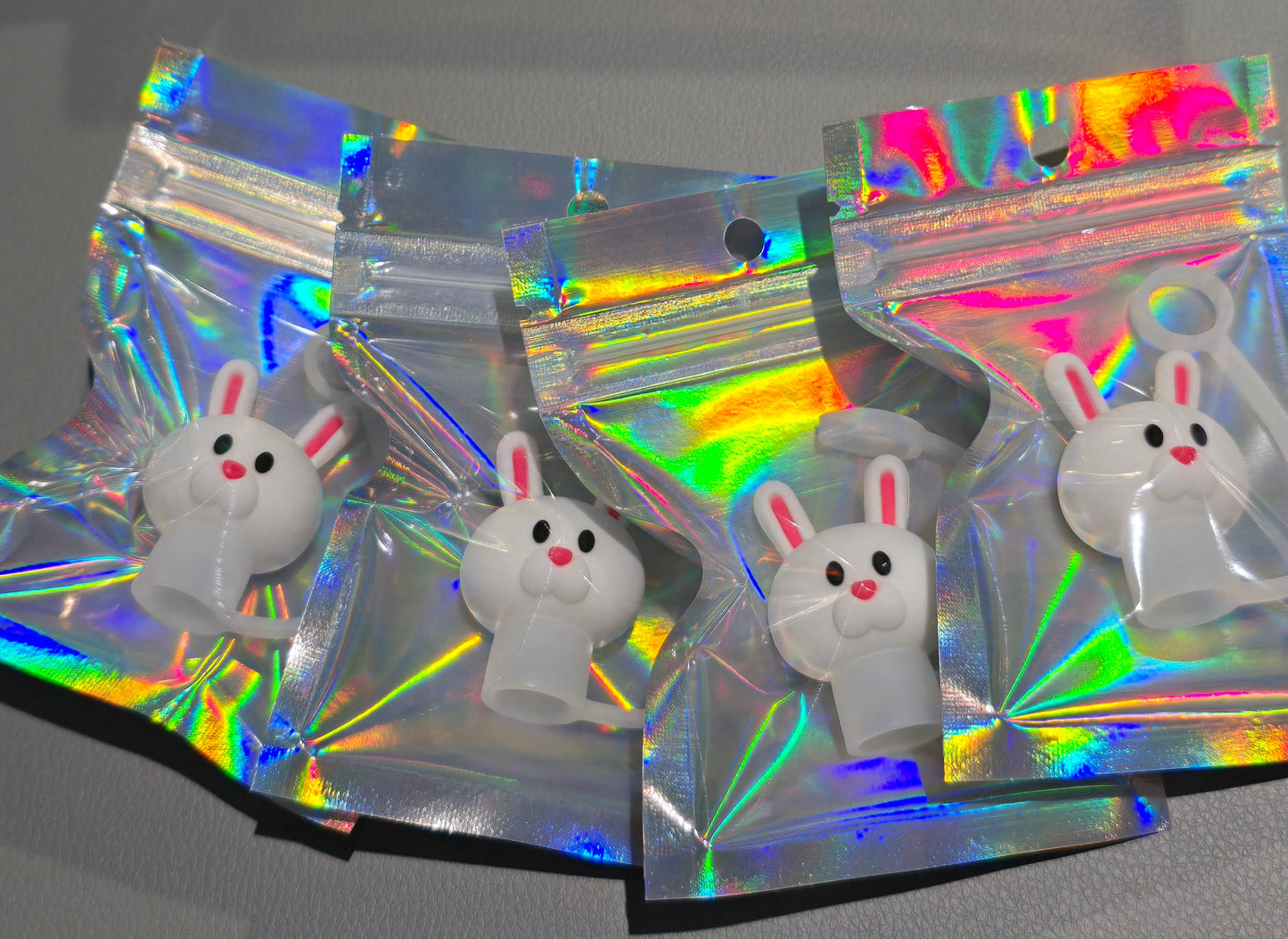 3D Straw Toppers- Bunny
